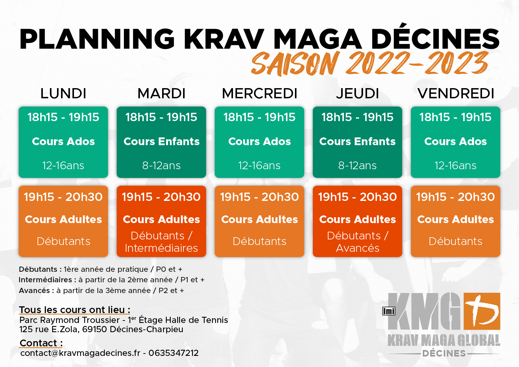planning_2022-2023_Krav-Maga-Decines